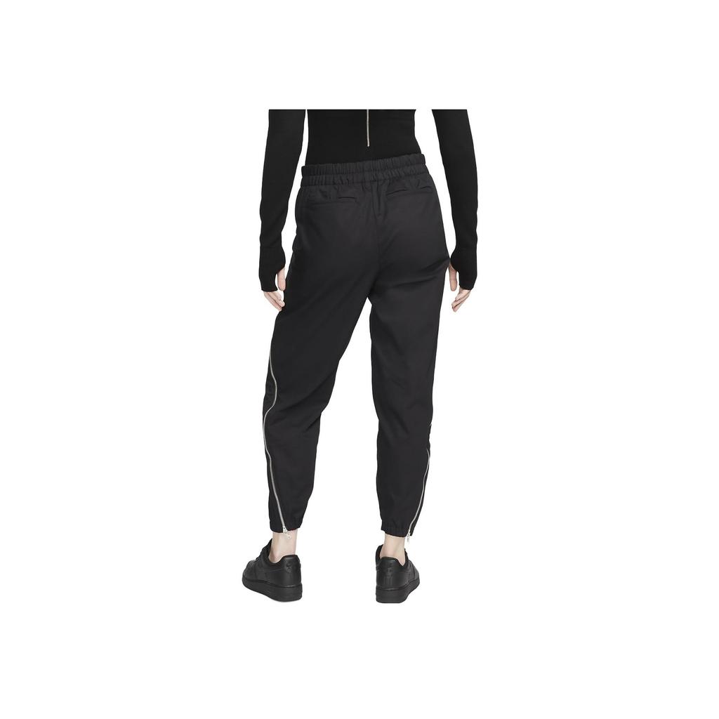 Nike Curve Full-Length Zipper Detail Woven Casual Pants Women Pants Black DV7452-010