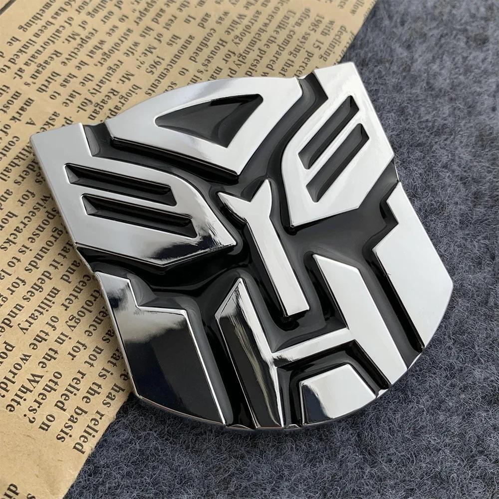 Car Styling 3D Nickel Sticker Autobot Transformers Zinc Alloy Sticker Auto Badge Emblem  for Mobile Phone Laptop Decoration
