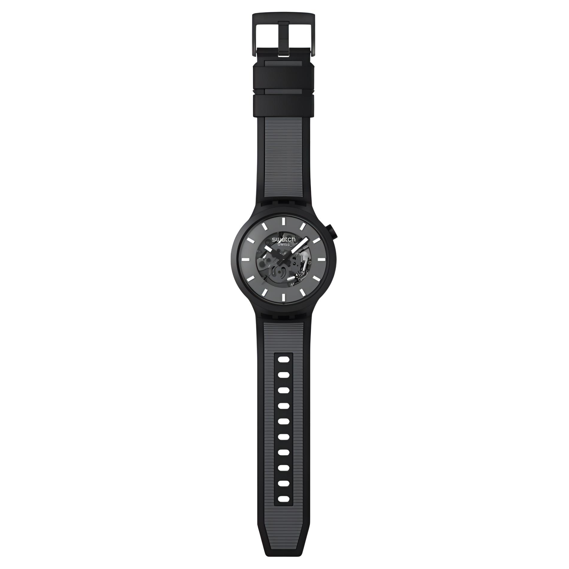 SWATCH Men s Watch SB05B113 Skeleton Dial