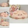 Pig Plush Pencil Case With Heart Charm For Kids And Students