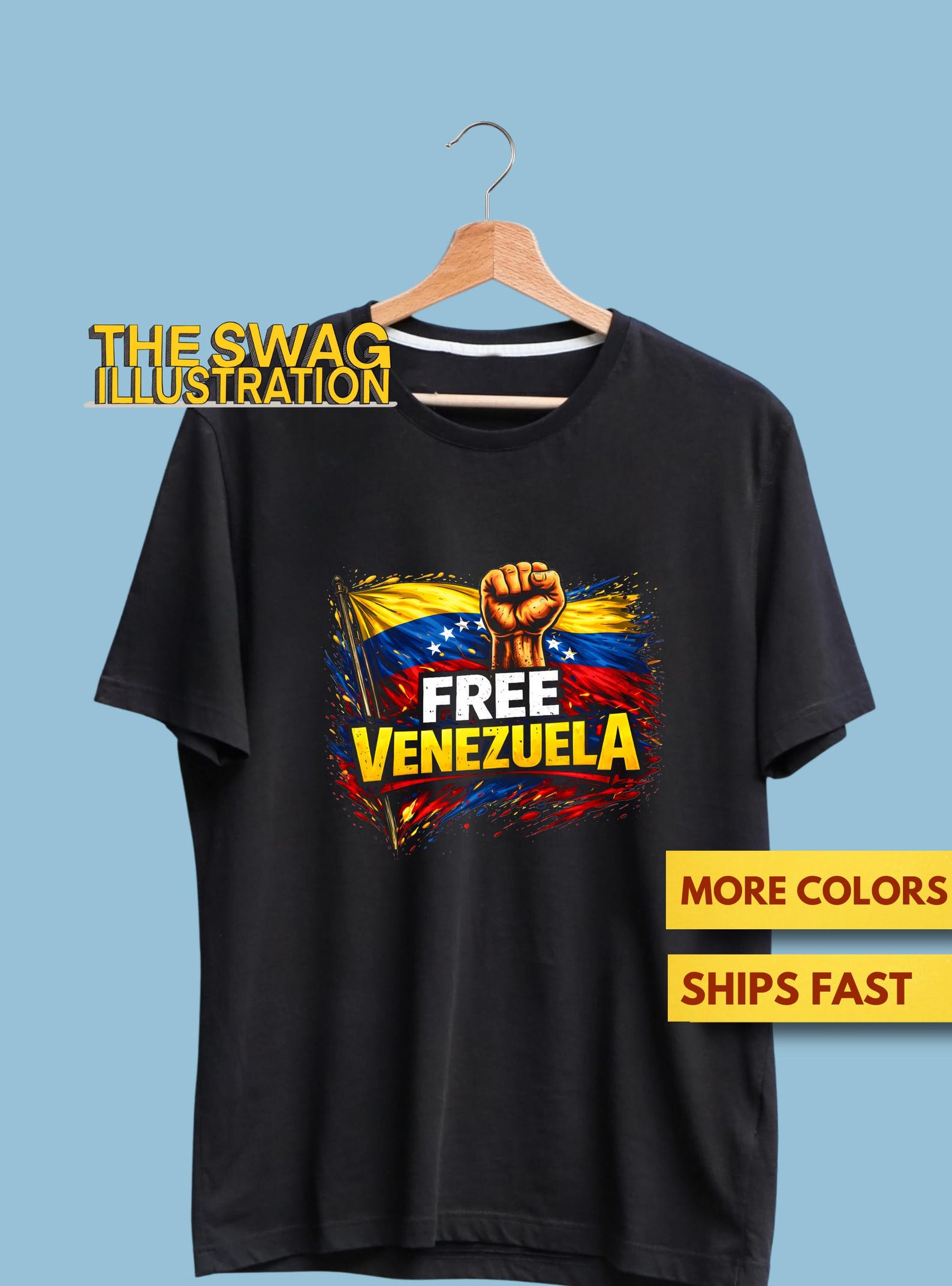 Free Venezuela Shirt, Free Venezuela Protest Anti-Trump Shirt, Freedom Shirt, Resist Anti-Trump Shirt, FDT Political GifT shirt, Soft Tee L