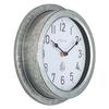 Nextime Poppy Galvanised Colour Wall Clock - 22cm