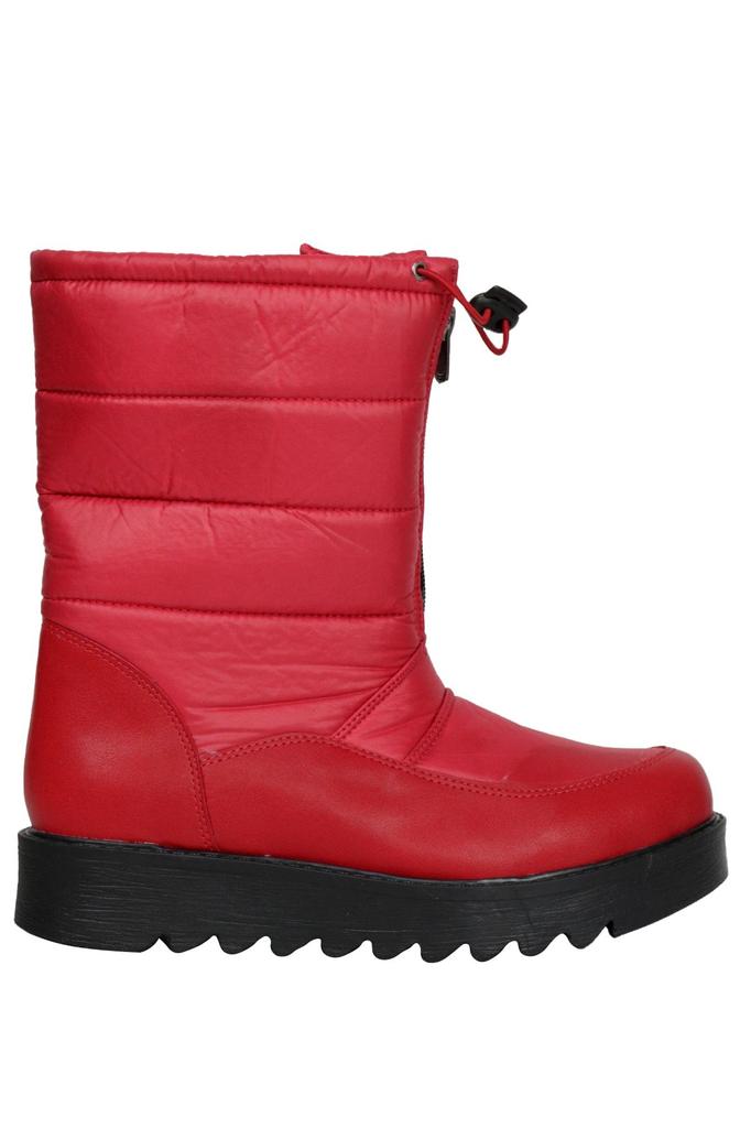 Women Modern Stylish Fashion Boots Boots Faux Leather Black Snow Boots