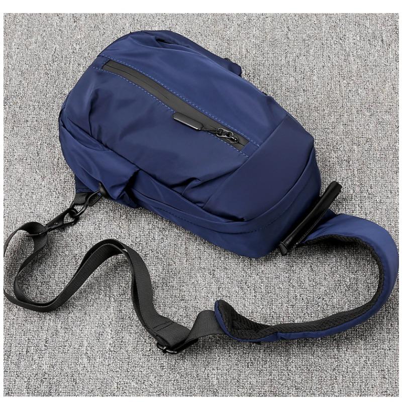

Модный и повседневный рюкзак для мужчин, дорожная и деловая сумка-кроссбоди с USB, мужской рюкзак, снижающий нагрузку синий