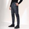 XueZhongFei Men's Autumn/Winter Loose Fleece Straight-Leg Pants X20131247F