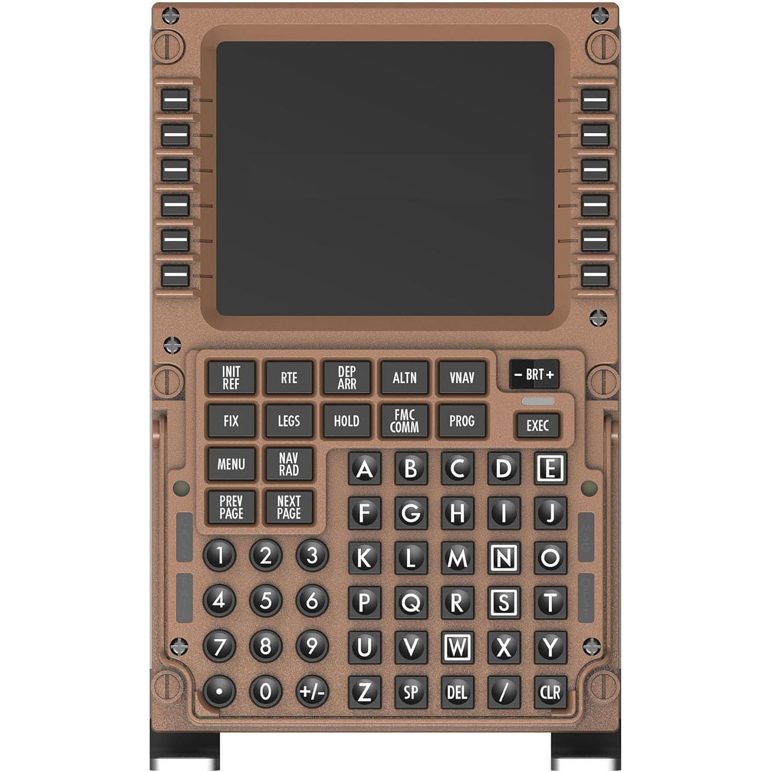 

Wingflex B777 CDU Flight Simulator Controller with Realistic Aircraft Precision and PC Compatible Feel, Control, Plug-and-Play Design, (B777)