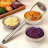 Potato Masher Stainless Steel,Potato Smasher for Mashed Potatoes Pumpkin Carrots Avocado Fruits,Mashing Utensil (Silver) 3