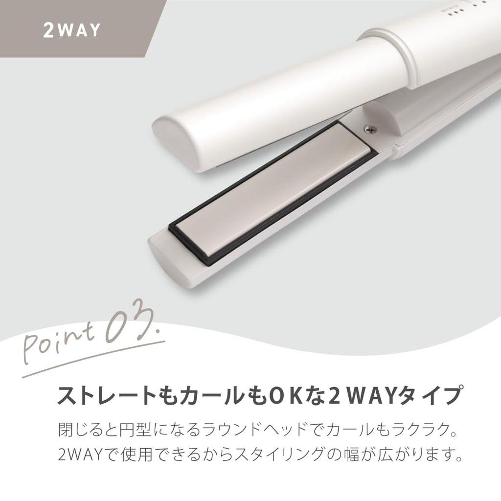 CORDLESS MINI IRON II ストレート・カール Buy Agetuya Cordless Hair Iron For Overseas Cordless Mini