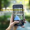 Motorcycle Phone Holder Bag Handlebar Waterproof Clear Phone Pouch Phone Rain Cover for Takeaway Rider