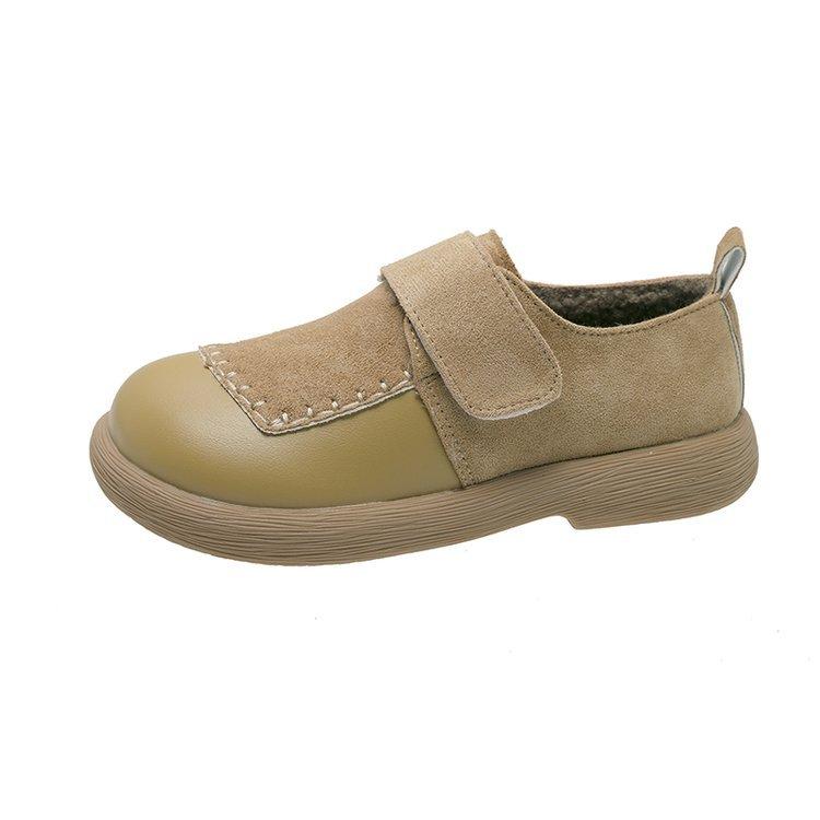 

[Youshilai] College style retro loafers women s 2025 spring new fashion temperament versatile casual shoes 40 хаки