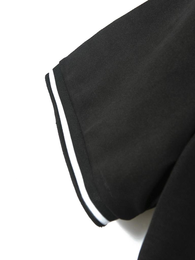 2023 Letnia męska koszulka polo z kołnierzykiem żebrowanym zapinana na guziki i sportowa