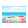 Fresh American Flamingo Printed Carpet Nordic Floor Mat