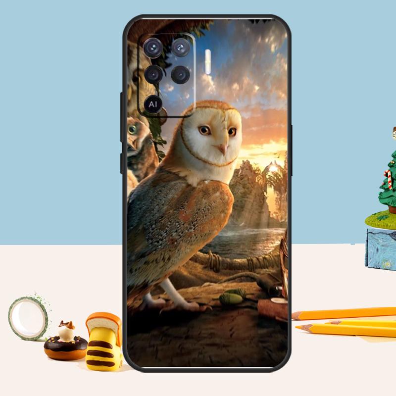 Animal Owl For OPPO A98 A78 A58 A53 A54 A57 S A52 A72 A17 A77 A74 A94 A5 A9 A53 A15 A16 A76 A96 Case