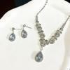 Wedding Women'S Necklace Earrings Set, Bridal Wedding Dress Necklace, Dinner Party Accessories