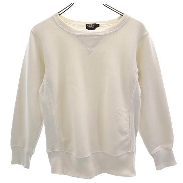 

RRL 1 star Long sleeve sweat trainer 1 Fleece lining RALPH LAUREN Men s Used