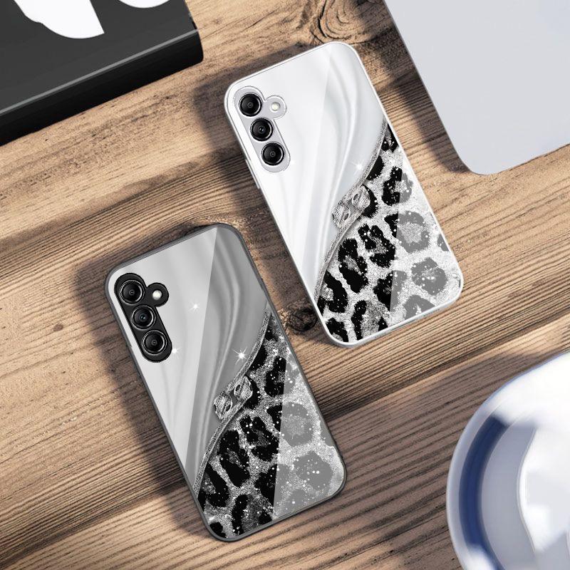 Colorful Patterns For Samsung Galaxy A14 4G 20 30 52 20S 21S 22 A32 33 34 42 50 51 53 54 70 71 72 73 5G Glass Phone Case