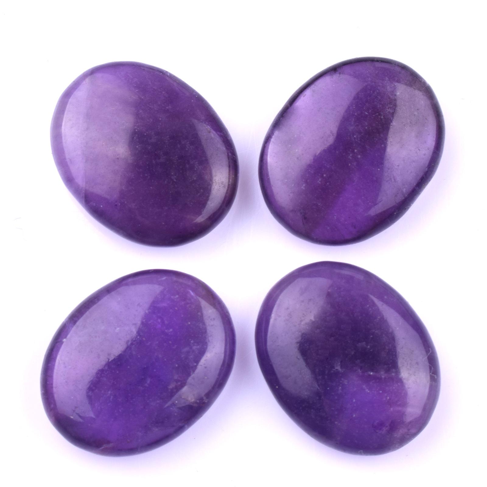 

Натуральный кристаллический тальковый камень 20 мм, овальный массажный камень – набор из шести штук