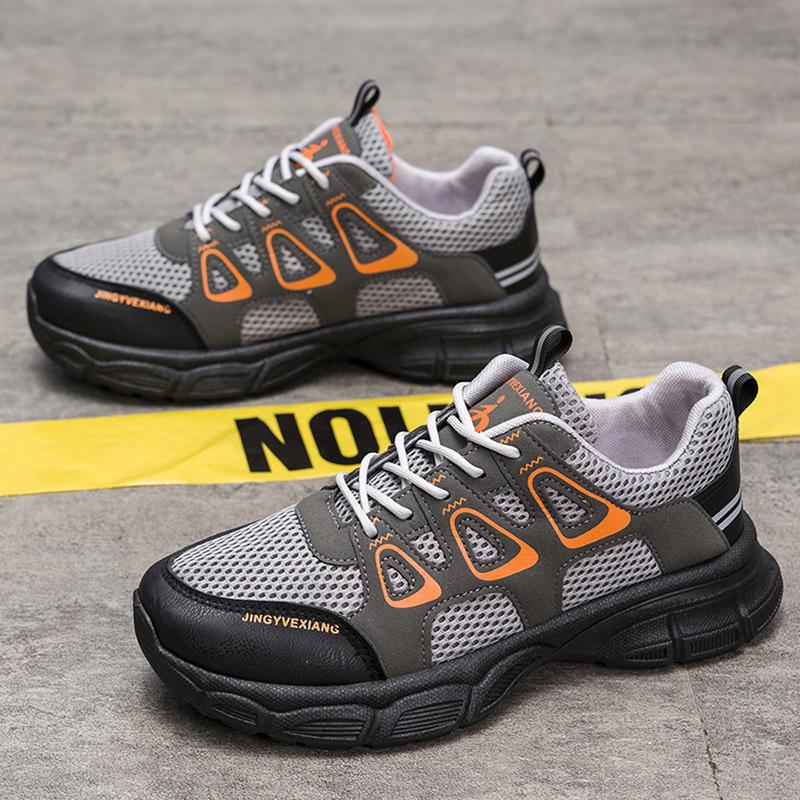 

Foreign trade men s shoes autumn new men s sports and leisure lightweight breathable outdoor hiking shoes hiking shoes 44 сірий колір