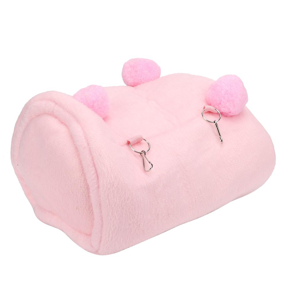 Flauschdickes Mini-Haustier Hamster Warme Hängematte Hängendes Schlafnest Haus Schaukelbett für Eichhörnchen Igel