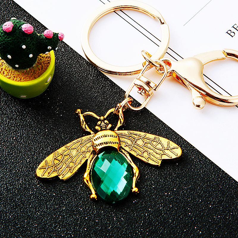 Crystal Unicorn horse for woman fashion metal bag car pendant small gift man jewelry Bag Charm