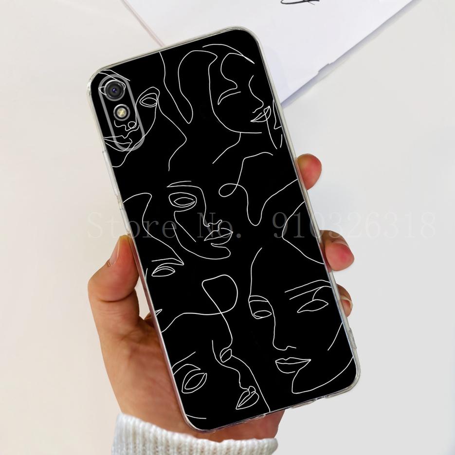 

For Xiaomi Redmi 9A Case Stylish Painted Cover Soft Silicone Phone Case For Xiaomi Redmi 9AT 9A Redmi9A Back Cover 6.53 Bumper Redmi 9A