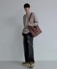 NODU Adn Daily Semi-Wide Cut-Out Washed Denim Jeans [Black]