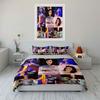 Pop Art Style Celebrity Design Bedding Duvet Cover Set Duvet Cover Pillowcases  (1*Duvet Cover 2*Pillowcases, Without Duvet Insert)