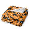 Halloween Pumpkim Boo Bats Blanket Flannel Fleece Blanket Cartoon Ghost Spooky Soft Warm Plush Throw Blankets for Bed Couch Sofa
