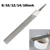 "Metal and Woodworking Flat Head Steel File Set with Medium Toothed Blades for Precision Grinding and Smoothing"