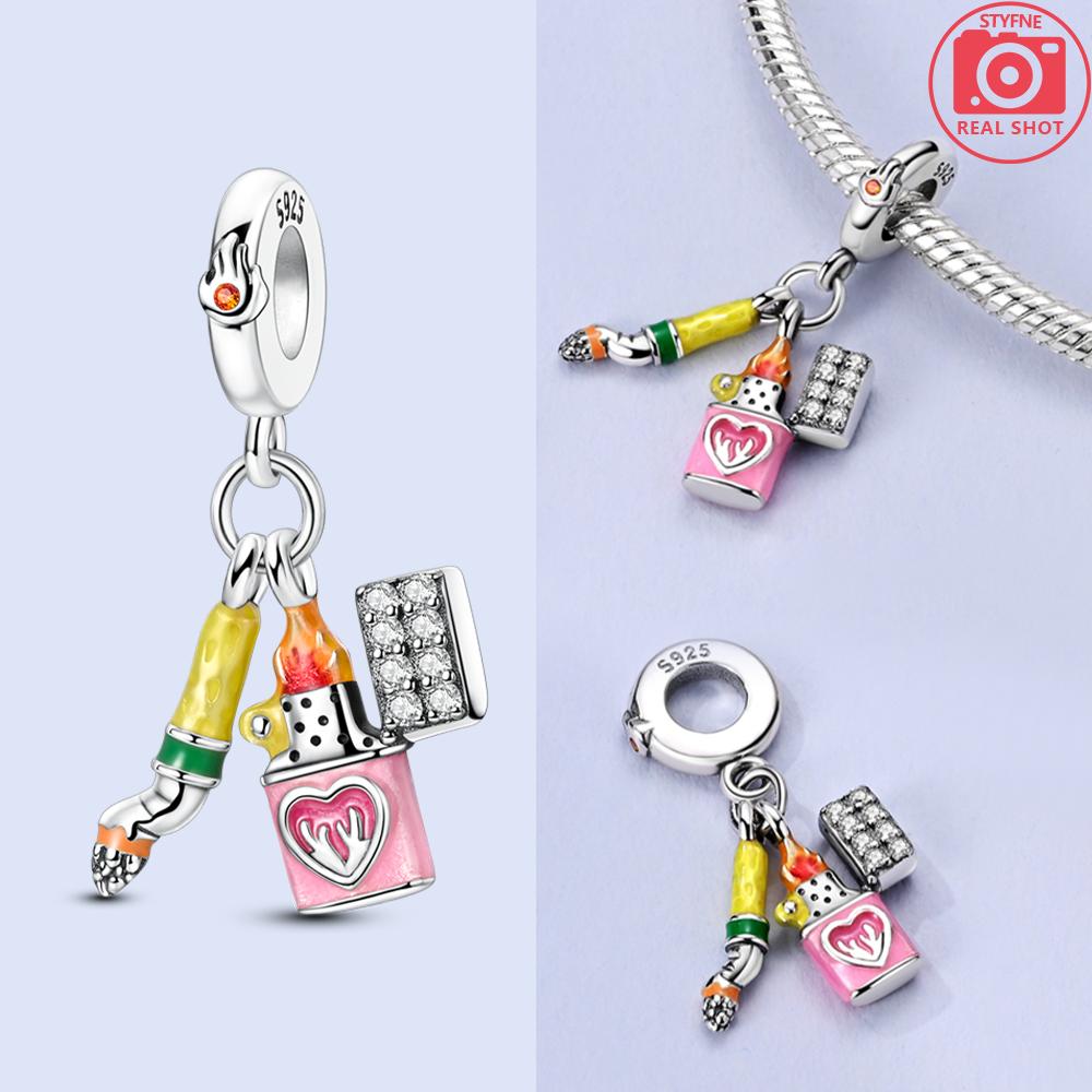 Original Magic Hat Star Cat Penguin Charms Copper Motorbike Beads Fit Bracelet Women Jewelry Making Diy Gift