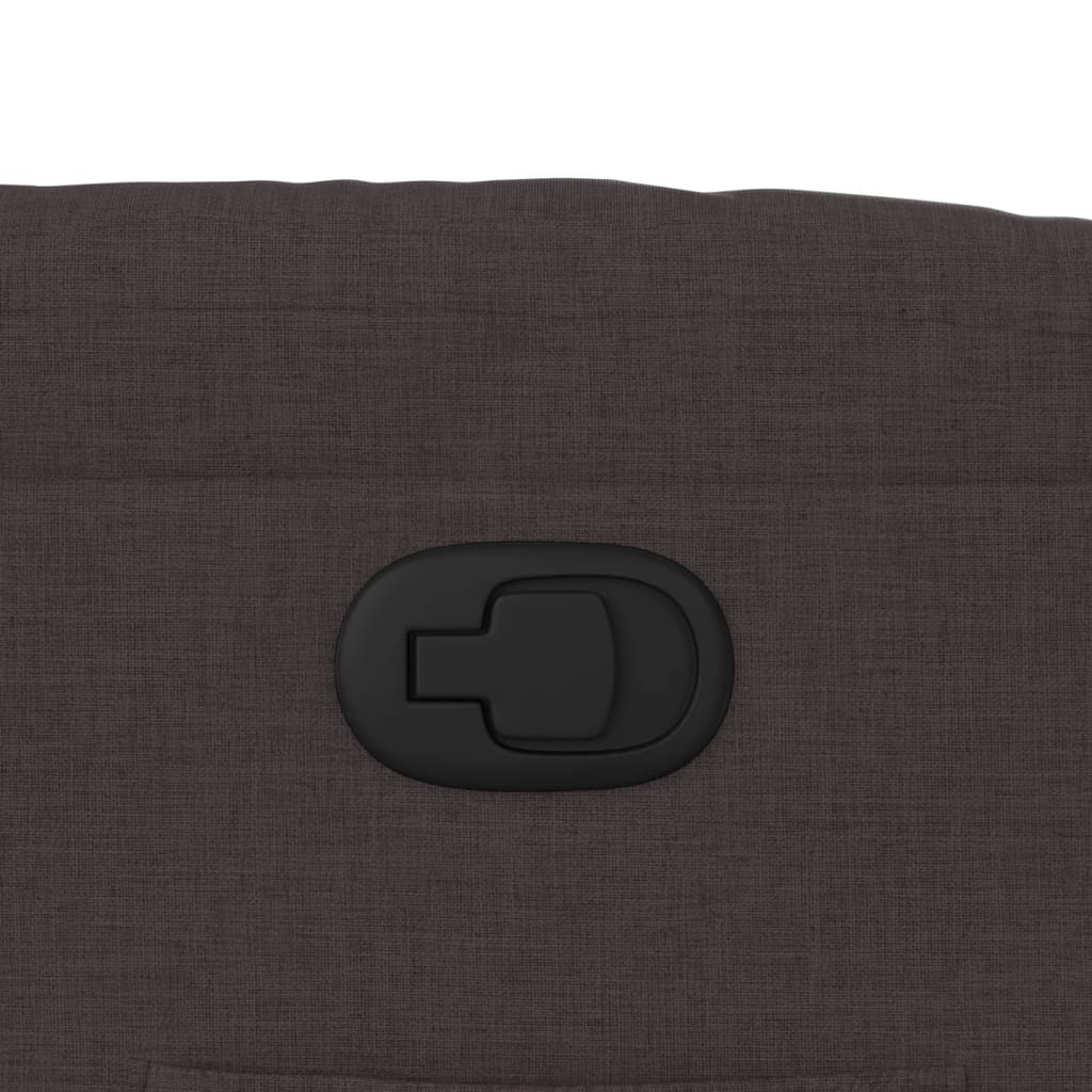 Recliner Chair with Lift Assist Dark Brown Fabric