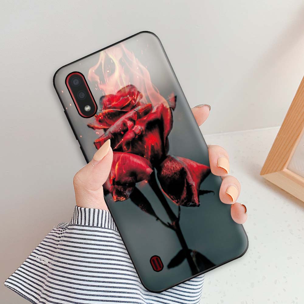 Case For Samsung Galaxy A01 Case A01 Bumper 5.7inch Soft Silicon Back Cover Phone Case For Samsung A01 GalaxyA01 A 01 A015 Coque