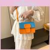 2024 Spring New Pure Color Casual Fashion Stylish Lady Shoulder Crossbody Handbag