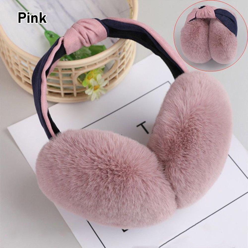 Outdoor Cold Protection Plush Ear Warmer Soft Warm Earmuffs Fashion Hair Hoop Earmuffs Women