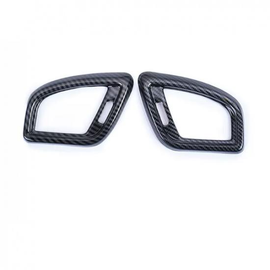For Nissan Murano 2015-2024 Car Dashboard Air Vent Cover Trim Carbon Fiber Look