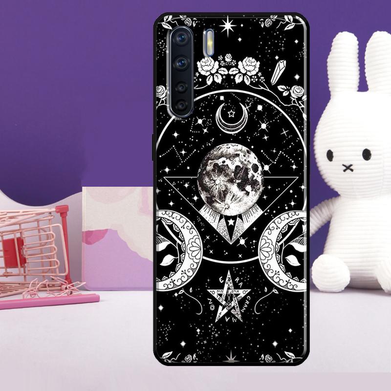 Mondhexe Hexen-Mystery-Totem-Hülle Für Oppo A5 Pro A15 A17 A57 A77 A18 A38 A58 A78 A98 A94 A74 A54 A40 A60 A80 A16 A76 A96