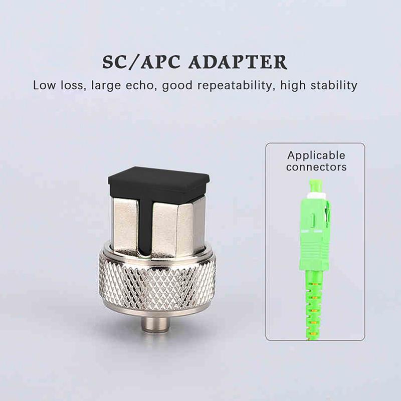 Otdr Transfer Connector Fc St Sc Lc Apc Adaptor Otdr Fiber Optic Connector For Optical Time Domain Reflectometer Fiber Parts