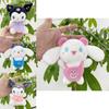 Adorable Sanrio Melon Melody Plush Keychain Doll For Girls Cute Gift Idea