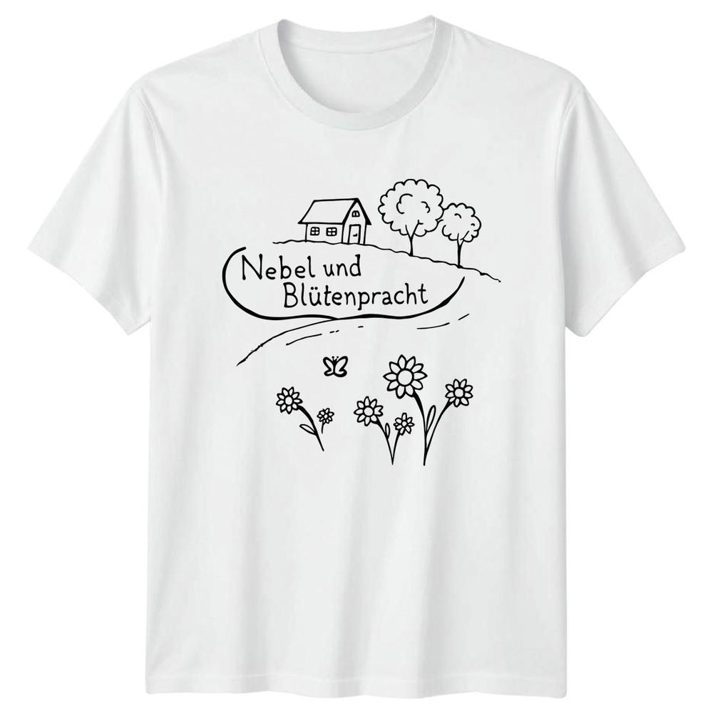 Nebel Und Bltenpracht Unisexs TShirt GerUnisex Landscape Gardening Gift For Her S