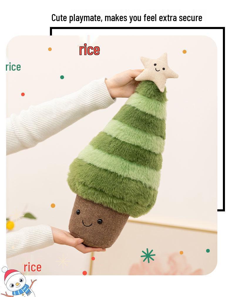 Christmas Cozy Wreath Hug Pillow Plush Doll - Soothing Holiday Decor Gift