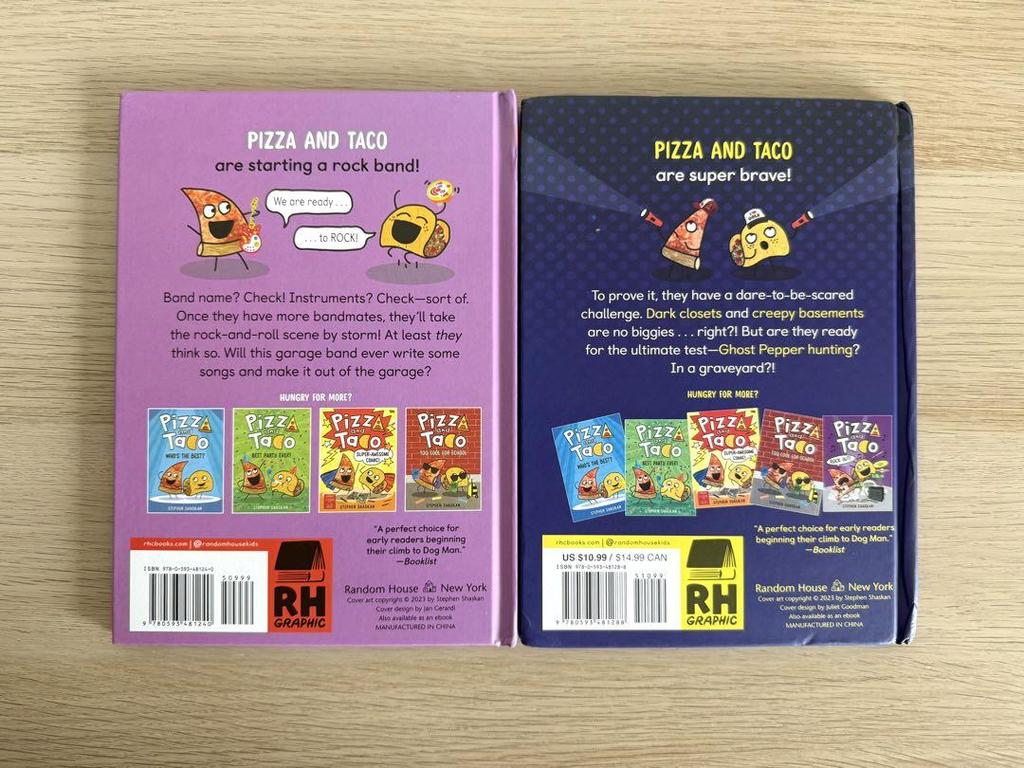 [USED] Pizza and Taco 5 6 English Comics Foreign books Picture books