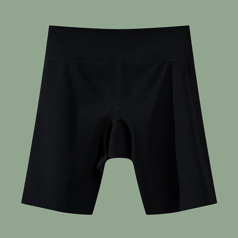 

10A Антибактеріальні боксерки з крижаного шовку для дівчаток – Дихаюча та безпечна білизна проти оголення 140 cm чорний