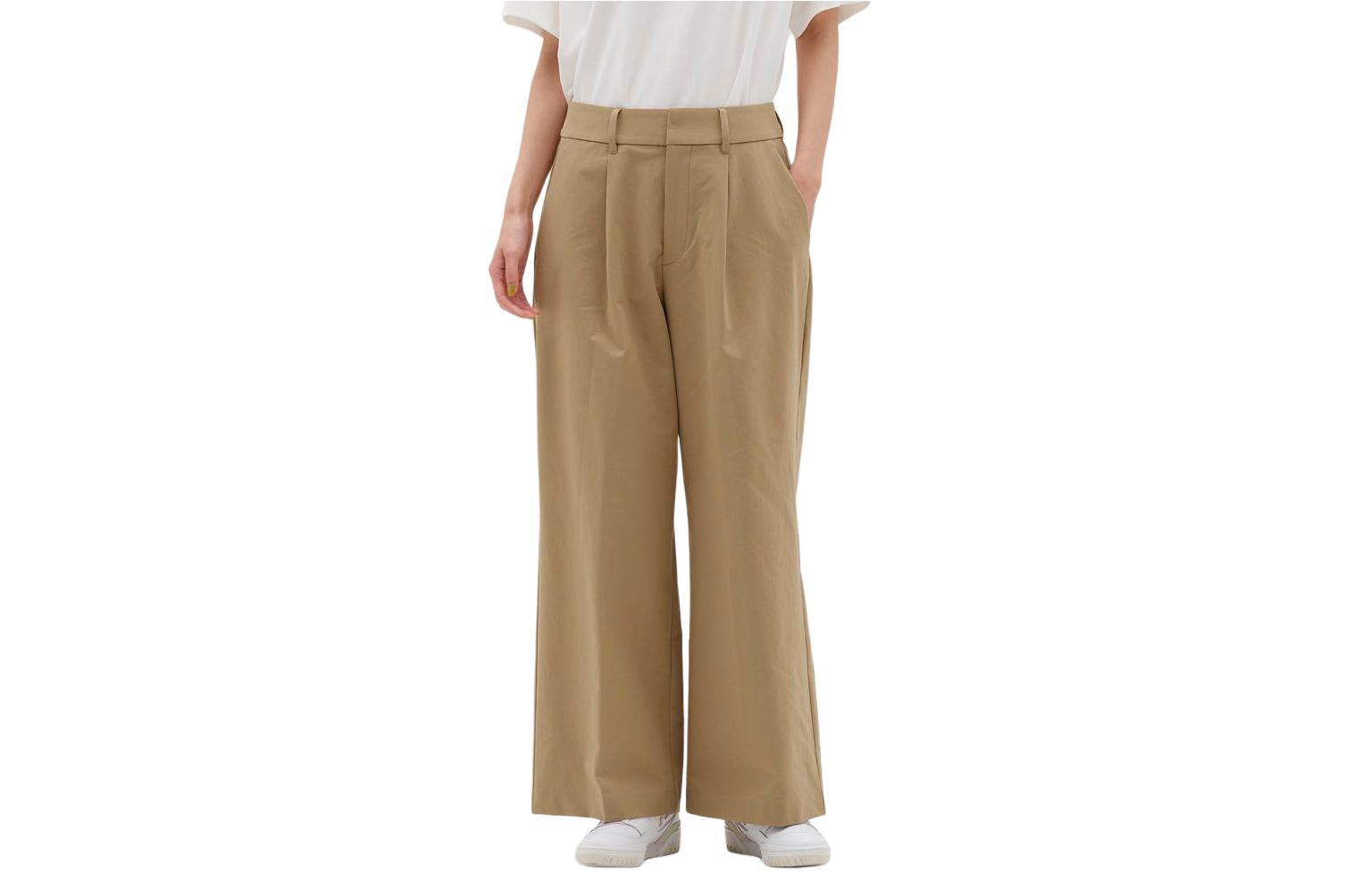 New Balance Tuck Casual Pants Women s Khaki AWP45003-DLC S