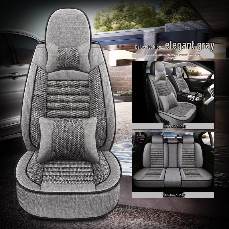 Universal Full Coverage Car Seat Covers: All-Season, Anti-Linen, Complete Set for Interiors