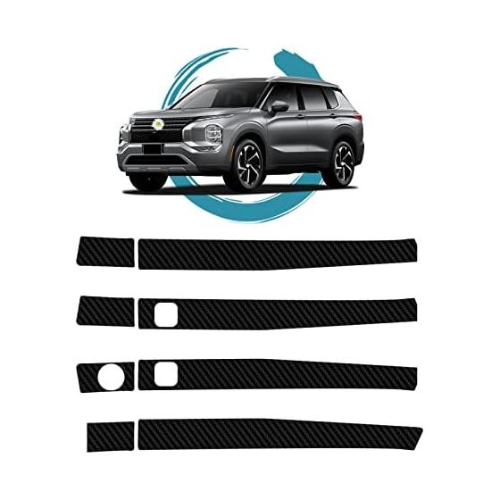 ruiya 2022 Mitsubishi Outlander PEV GN0W Новая Модель Эксклюзивный Защитный Накладка на Ручку Двери Защитная Накладка на Ручку Двери Защитная Накладка Декоративная Накладка на Ручку Двери Стиль Карбон