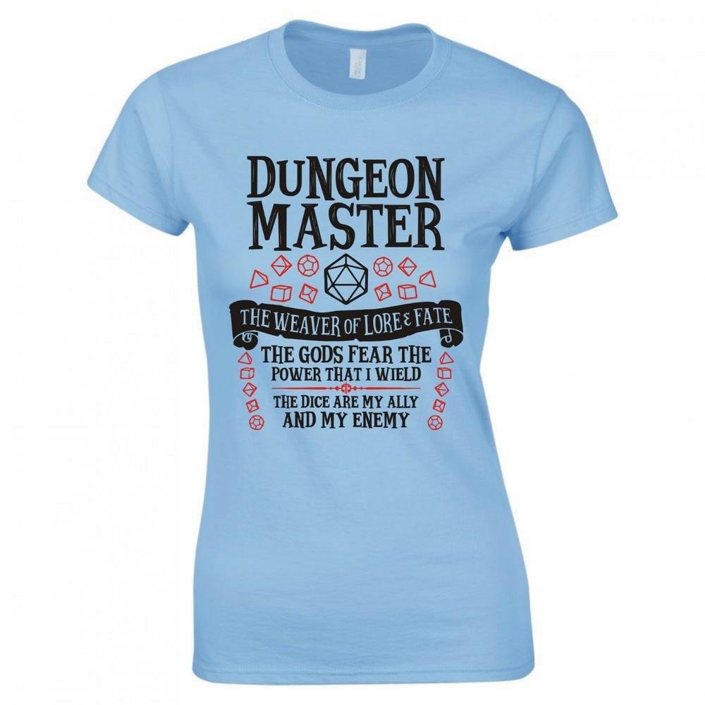 Inspired By DD Dungeon Master Ladies Skinny Fit TShirt S