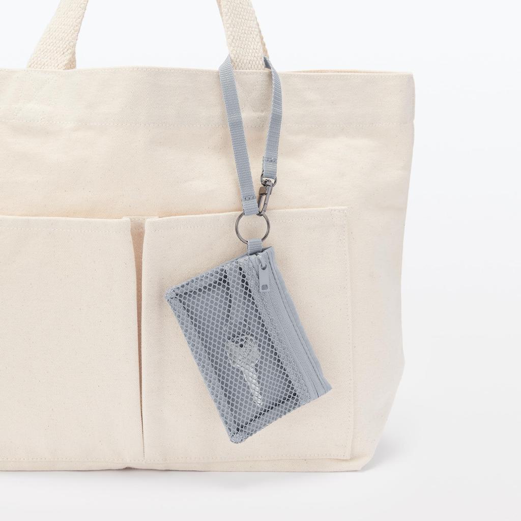 MUJI Polyester Card 8 X 12 OHG72A3S Case, Gray, Approx. Cm,