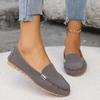 Shoes for Women Fashion Spring Autumn Women Casual Flat Shoes Slips Round Toe Denim Flat Loafer Plus Size Jeans Zapatos