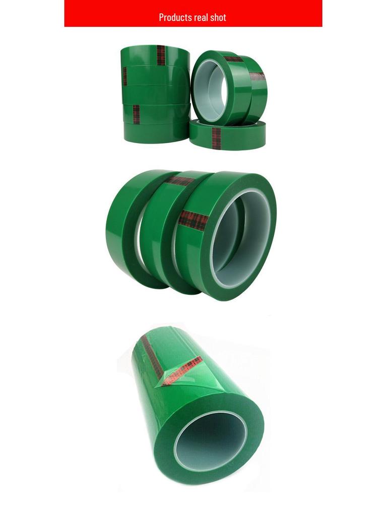 3M 851J High Temp Green PET Masking Tape for Electroplating & Spray Paint