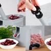 Cherry, Sweet Cherry, Olive Pitter with Suction Cup VILDE 259636